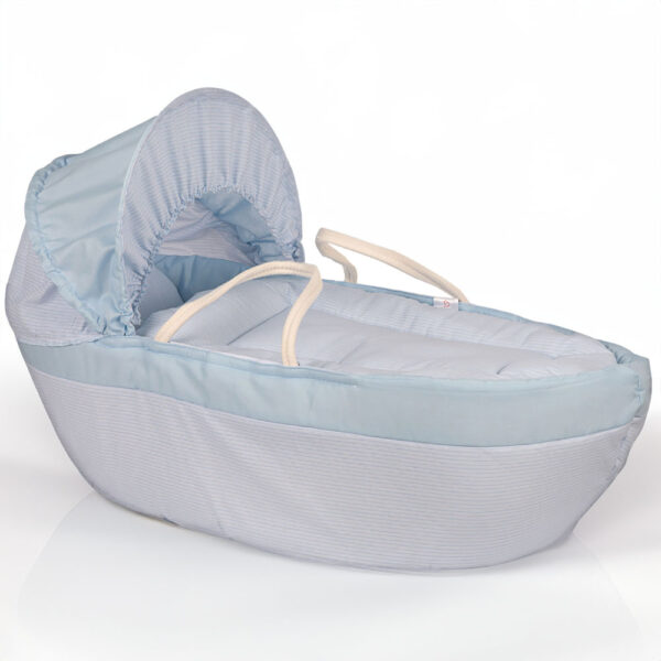 Καλαθούνα Motherbaby Σιέλ Ριγέ Balloon 0-6 μηνών