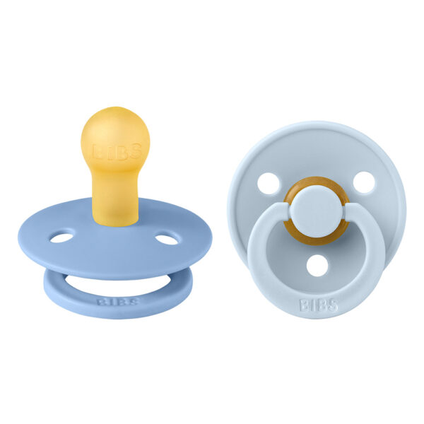 Bibs Πιπίλες Colour Latex Sky Blue / Baby Blue Σετ 2 Τεμ. Νο 1 0m+