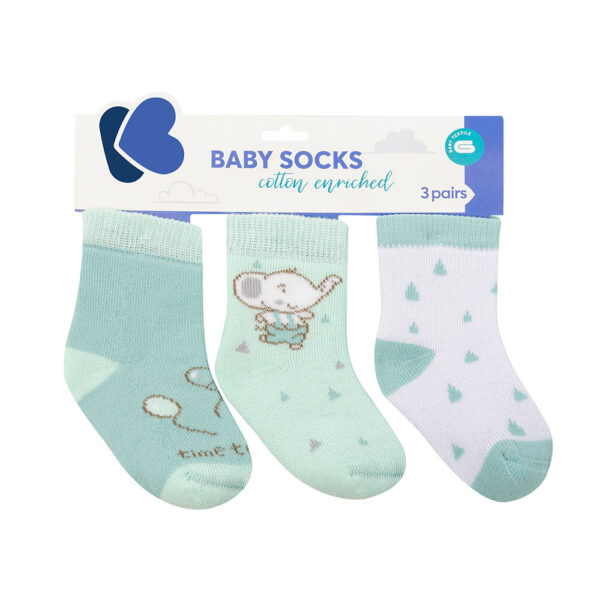Καλτσάκια Θερμικά Kikkaboo Elephant Time Σετ 3τεμ. 6-12μηνών