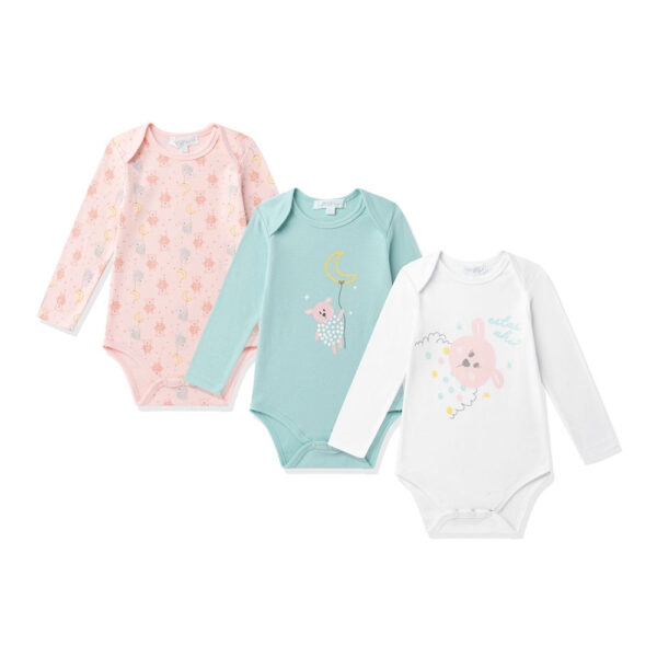 Ζιπουνάκια Βαμβακερά Amomi Sheep Pink Σετ 3 τεμ. (ΜΜ)