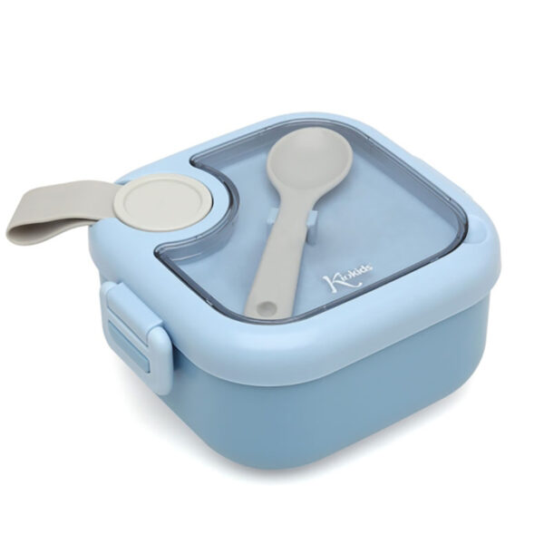 Τάπερ Φαγητού Kiokids Blue με Κουταλάκι 750ml