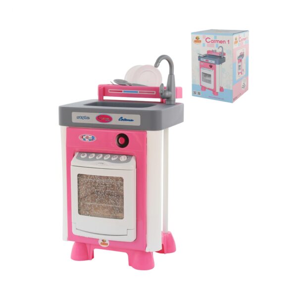 Παιδική Κουζίνα Polesie 57891 Carmen με Πλυντήριο Πιάτων 36m+