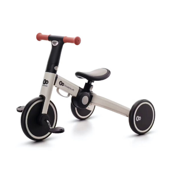 Πτυσσόμενο Τρίκυκλο Ποδήλατο Kinderkraft 4Trike Silver Grey