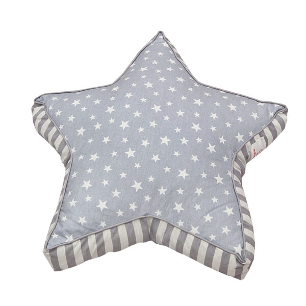 Μαξιλάρι Motherbaby Pillow Star Grey Large 55x55cm