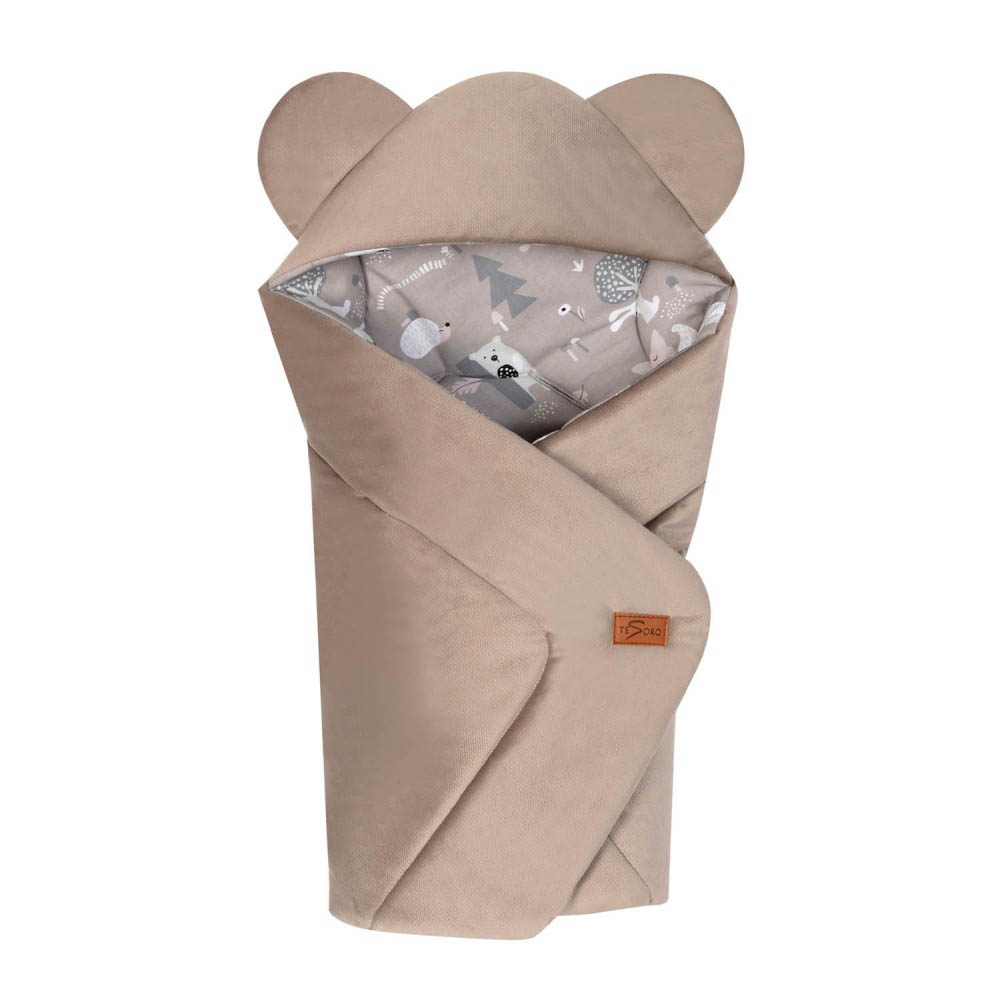 Κουβέρτα Αγκαλίας Tesoro Teddy για Κάθισμα Αυτοκινήτου / Πορτ Μπεμπέ |  Mother Baby