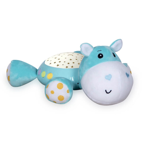 Φωτάκι Νυκτός με Προτζέκτορα Lorelli Night Light Hippo