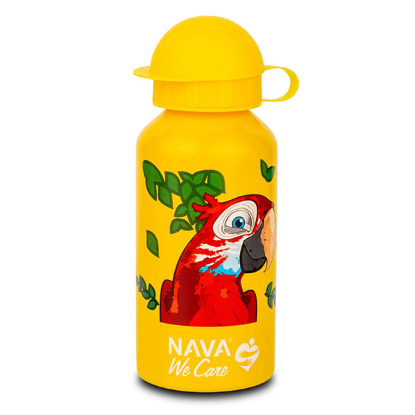 Μπουκάλι Αλουμινίου Nava We Care Parrot Κίτρινο 400ml