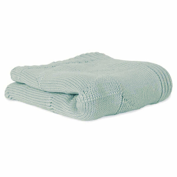 Κουβέρτα Αγκαλιάς Bonjourbebe Ivy Organic Mint 70x90cm