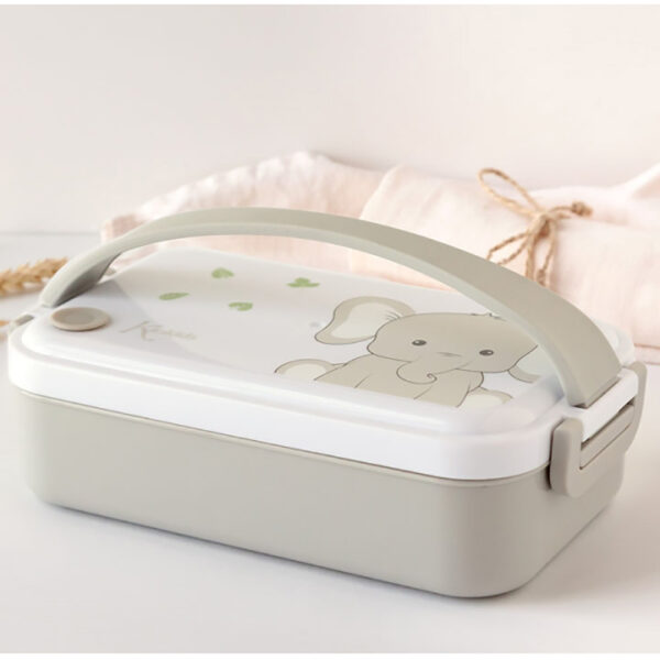 Τάπερ Φαγητού Kiokids με Inox Little Elephant 550m