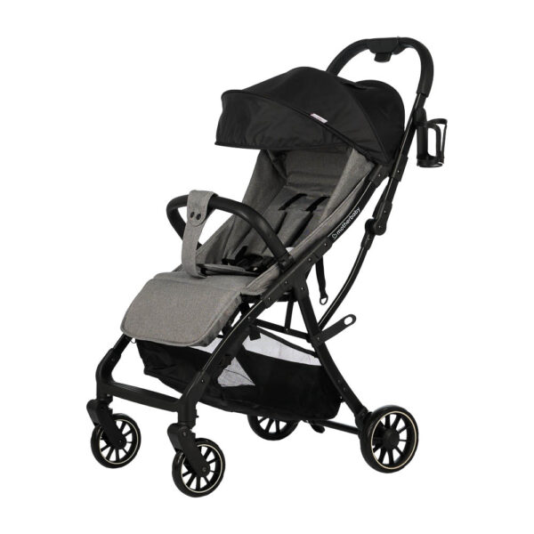 Καρότσι Μωρού Motherbaby Micro με Αυτόματο Κλείσιμο Grey Black έως 22kg