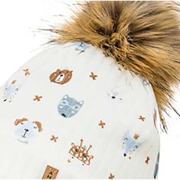 Βρεφικό Σκουφάκι Πλεκτό Animals