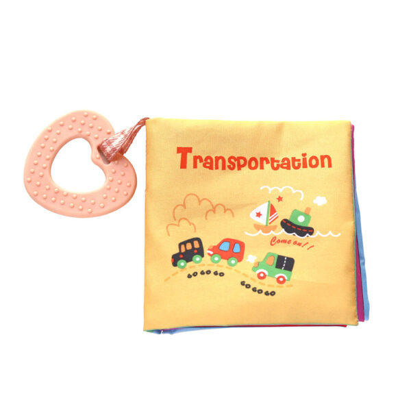Kikkaboo Εκπαιδευτικό Βιβλίο Δραστηριοτήτων Transportations με Μασητικό 3m+
