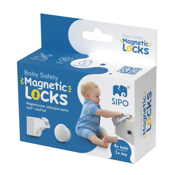 Sipo Μαγνητική Ασφάλεια Συρταριών/Ντουλαπιών 4τμχ