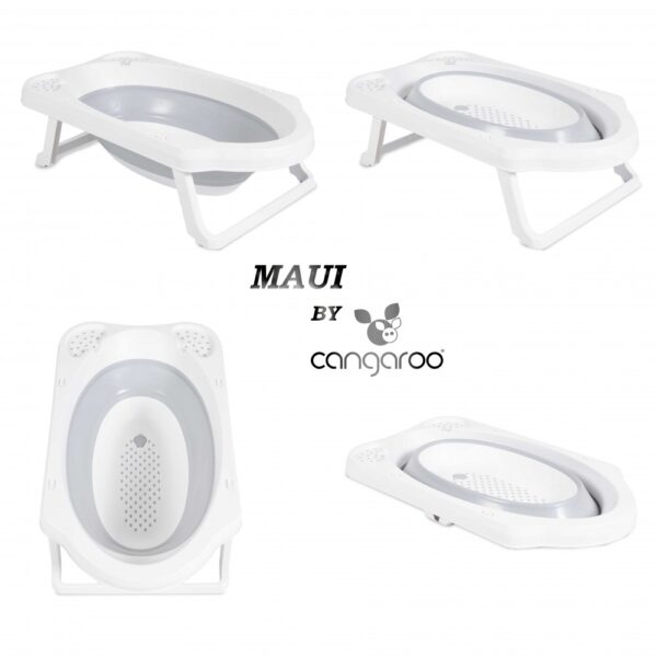 Πτυσσόμενη Μπανιέρα Cangaroo Maui Grey