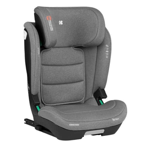 Κάθισμα Αυτοκινήτου Kikkaboo i-Scout i-Size Light Grey 100-150cm