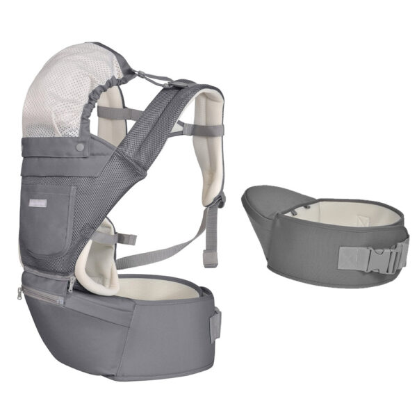 Μάρσιπος Kikkaboo 3 σε 1 Chloe Mesh Grey