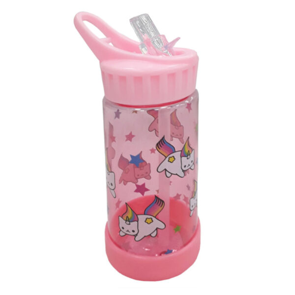 Zmart Unicorns Παγούρι με Αυτόματο Άνοιγμα και Καλαμάκι