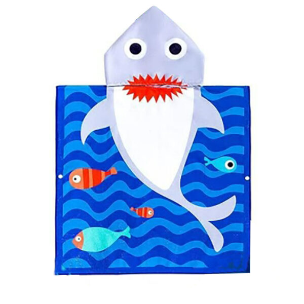 Zmart Πόντσο Shark Teeth 60x120cm