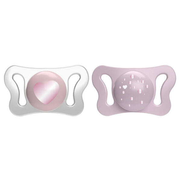 Chicco Πιπίλα PhysioForma Micro Ροζ 0-2m+ (2τεμ)