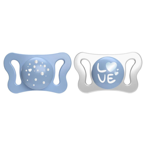 Chicco Πιπίλα PhysioForma Micro Σιέλ 0-2m 2τεμ