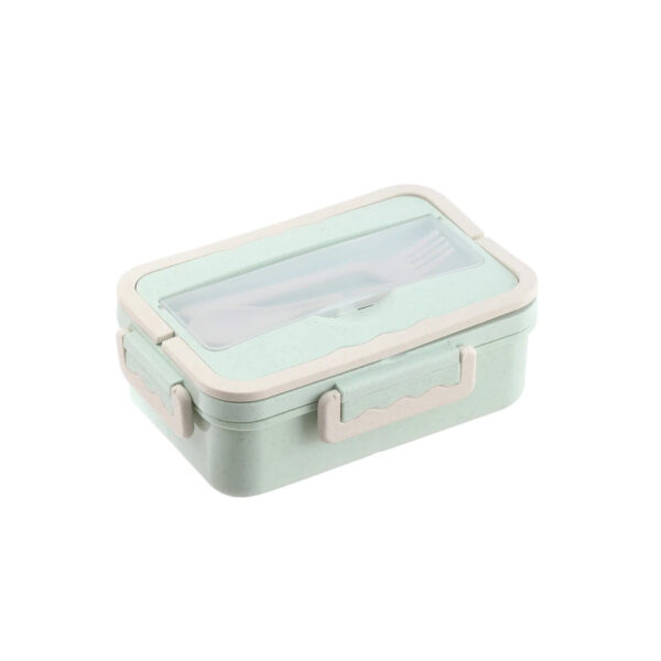 Zmart Lunchbox Δοχείο Φαγητού με Χωρίσματα Κουτάλι Chopsticks Mint 20x13