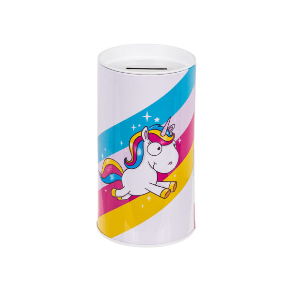 Zmart Μεταλλικός Κουμπαράς Unicorn Multicolor 15,5 x 8 εκ.