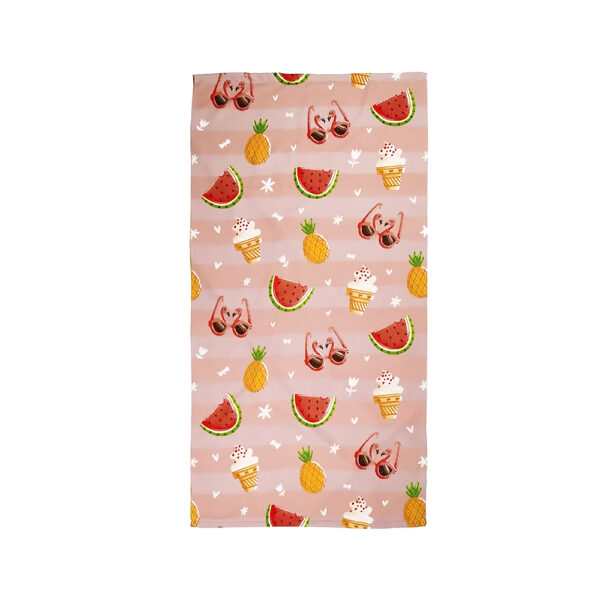 Zmart Πετσέτα Θαλάσσης Ροζ Καρπούζι 70x140