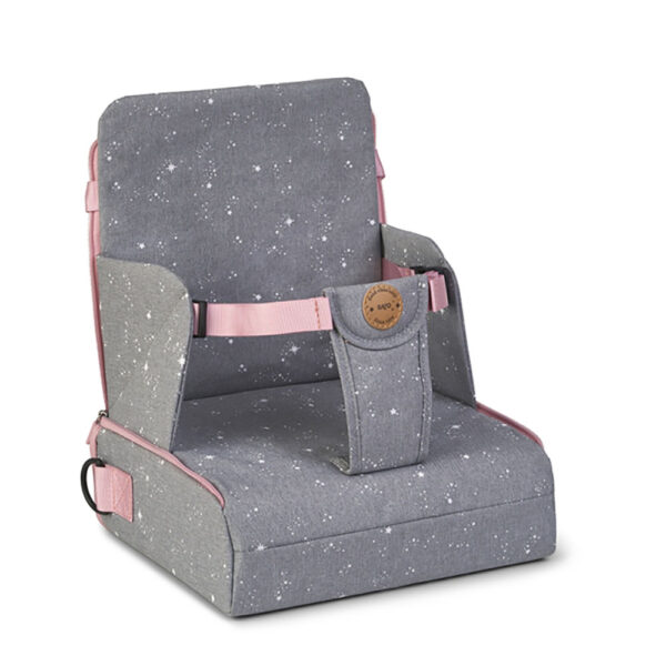 Saro Φορητό Παιδικό Καρεκλάκι Grey-Pink