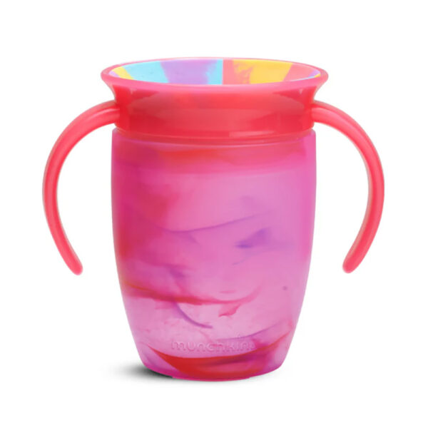 Munchkin Εκπαιδευτικό Ποτηράκι Miracle 360 Trainer Cup Tropical Swirl Purple 207ml