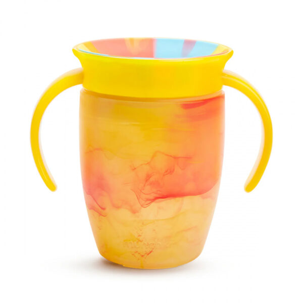 Munchkin Εκπαιδευτικό Ποτηράκι Miracle 360 Trainer Cup Tropical Swirl Yellow 207ml