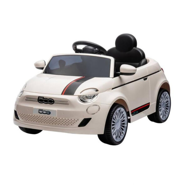 Spidko Ηλεκτροκίνητο Fiat 500E 12V 4.5AH Radio Controlled Λευκό