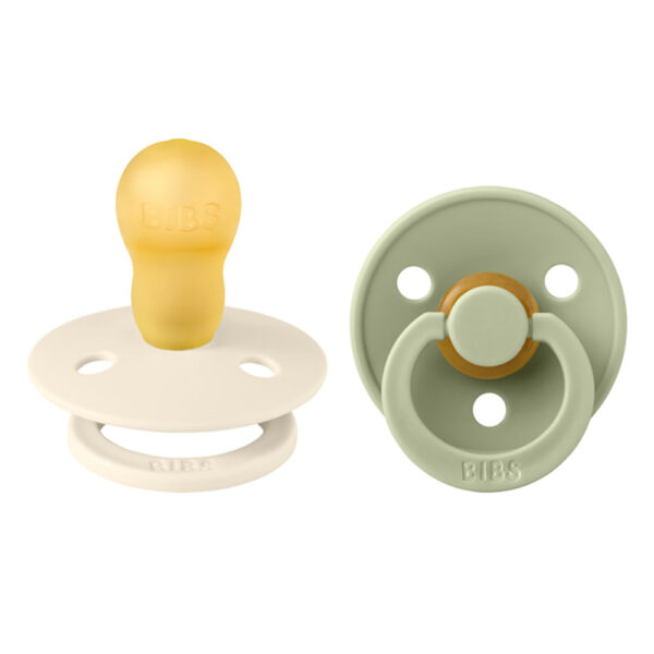 Bibs Πιπίλες Colour Latex Ivory/ Sage Σετ 2 Τεμ. Νο 3 18m+