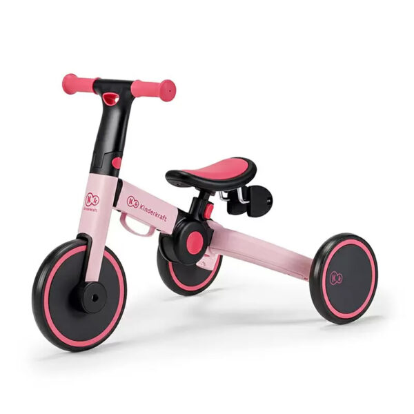 Πτυσσόμενο Τρίκυκλο Ποδήλατο Kinderkraft 4Trike Candy Pink