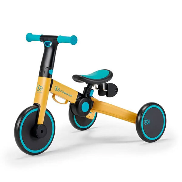 Πτυσσόμενο Τρίκυκλο Ποδήλατο Kinderkraft 4Trike Primrose Yellow