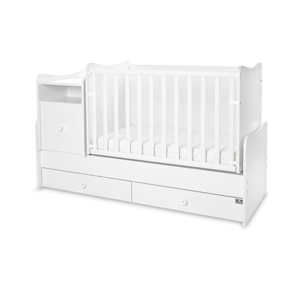 Πολυμορφικό Κρεβάτι Lorelli Trend Plus 4σε1 White 0-10ετών