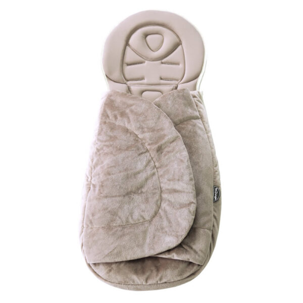 Bo Jungle Ποδόσακος Κάλυμα Διπλής Όψεως για το Καρότσι Λίκνο Ριλάξ Μπεζ