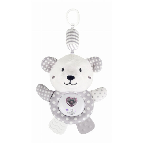 Free2Play Κρεμαστό Παιχνίδι My First Soft Teddy Bear με Φώτα και Ήχους 0m+