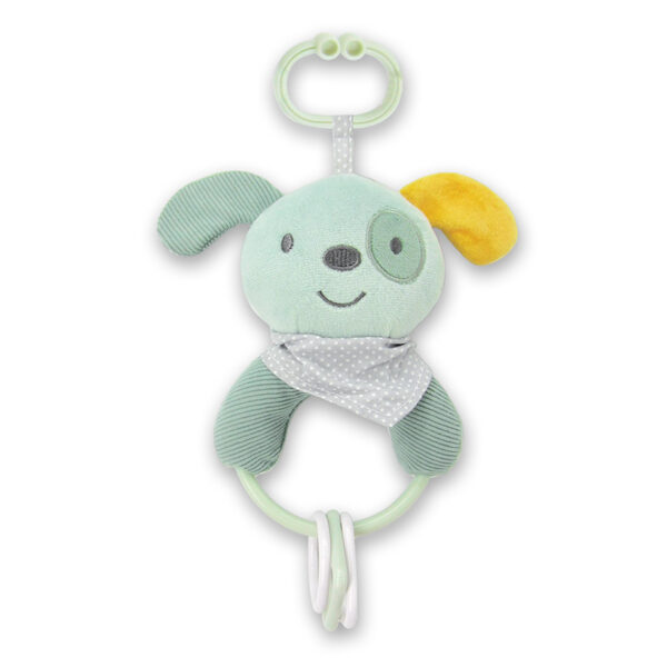Κρεμαστό Παιχνίδι Lorelli Rattle Figures Dog Green Natural 0m+