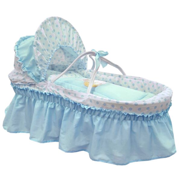 Καλαθούνα Motherbaby Αρλεκίνος Σιέλ 0-6 μηνών