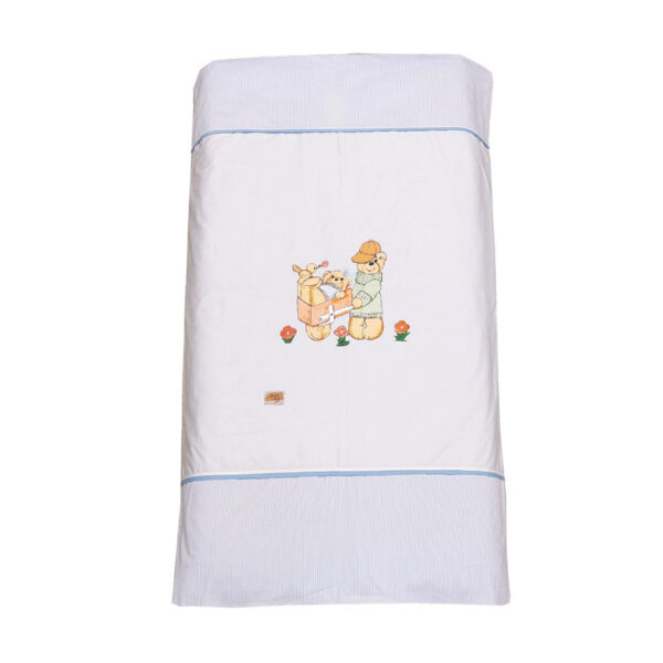 Παπλωματοθήκη Motherbaby Κηπουρός Σιέλ