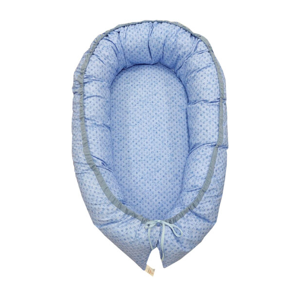 Φωλιά Μωρού Motherbaby Blue Flowers