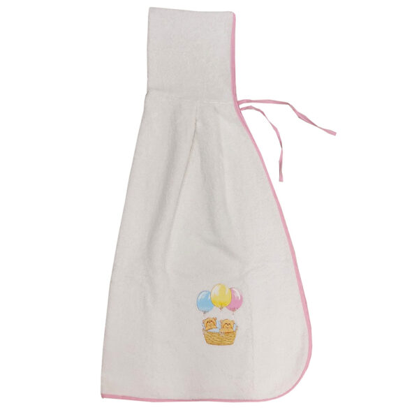 Μπέρτα Μπάνιου Λευκή Motherbaby Μπαλόνι Ροζ