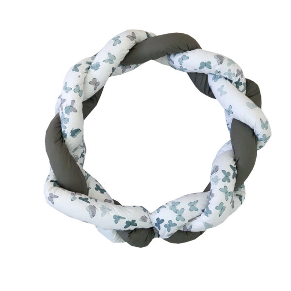 Πάντα Πλεξούδα Διπλή Πεταλούδες Πράσινες 2μ.