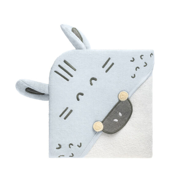 Kikkaboo Μπέρτα Μπάνιου Hooded Towel Terry Strippy Friends 90/90εκ.