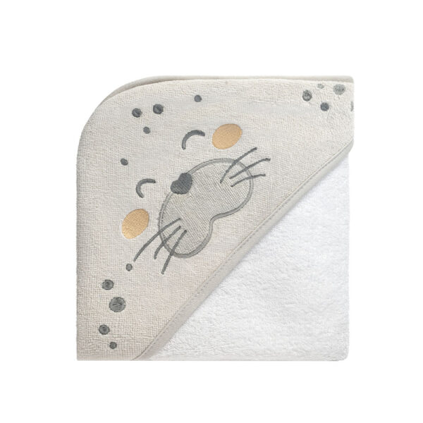 Kikkaboo Μπέρτα Μπάνιου Hooded Towel Terry Seally Me 90/90εκ.