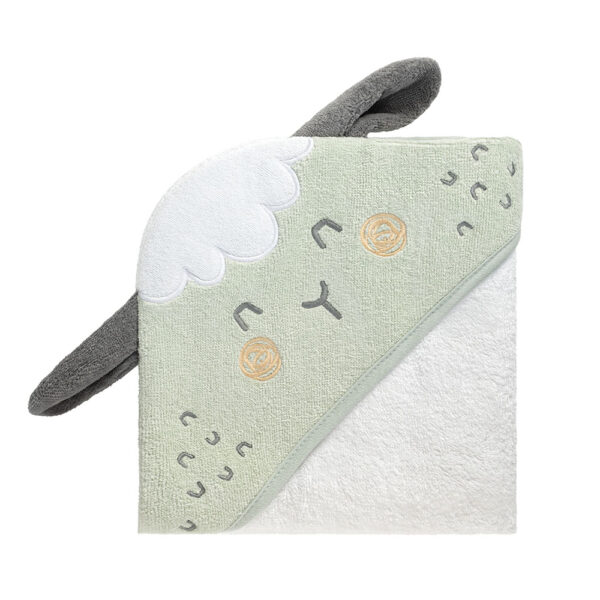 Kikkaboo Μπέρτα Μπάνιου Hooded Towel Terry Sleepy Sheep 90/90εκ.
