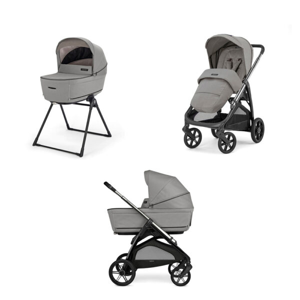 Inglesina Σύστημα Μετακίνησης Aptica Duo Platinum Grey Litio Black