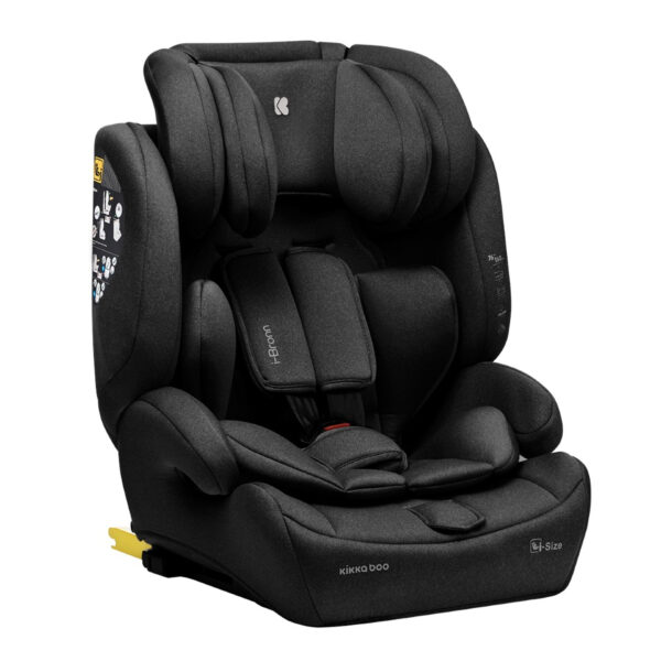 Kikkaboo Κάθισμα Αυτοκινήτου i- Bronn i-Size Black 76-150cm