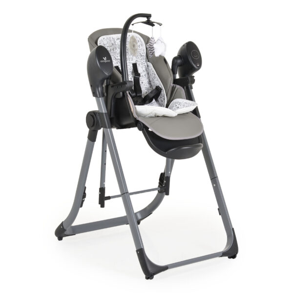 Cangaroo Nirvana Καρέκλα Φαγητού και Κούνια Ρηλάξ 2 σε1 Grey