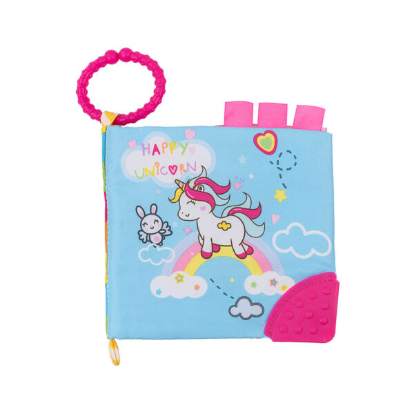 Kikkaboo Εκπαιδευτικό Βιβλίο Δραστηριοτήτων Happy Unicorn με Μασητικό 3m+